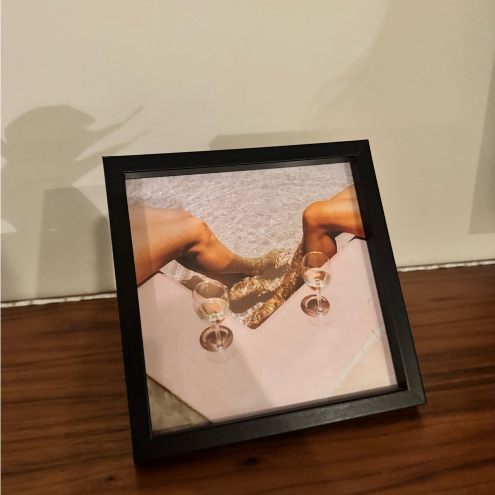 Framed Art Print with Black Frame - Picture 6 of 6